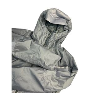 The North Face Women Fusestorm Dot Matrix Gray‎ Black Jacket With Hood Size M